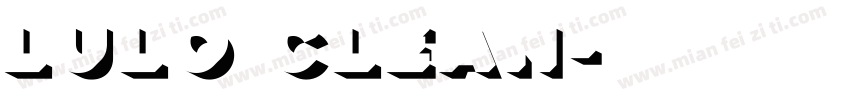 lulo clean字体转换
